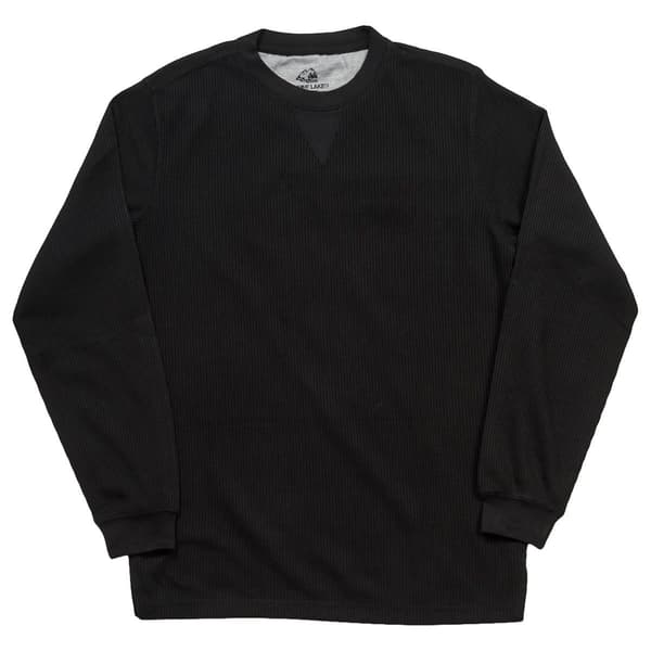 Mens Alpine Lakes Alpine Crew Neck Thermal Black Boscov's