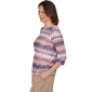 Womens Alfred Dunner Grand Bazaar Ripple Stripe Blouse - image 4