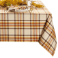Threadmade Rus- Set Harvest Woven Plaid Tablecloth - image 1