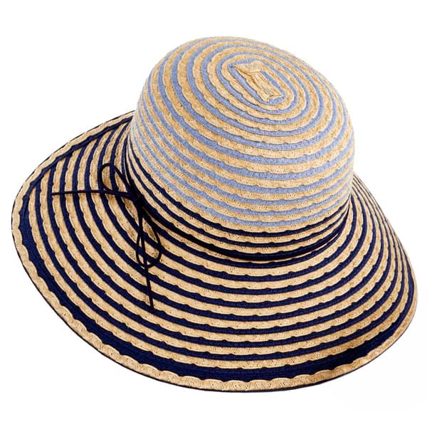 Womens Stripe Brimless Floppy Hat - image 