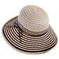 Womens Stripe Brimless Floppy Hat - image 1