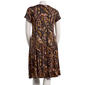 Plus Size Sami & Jo Short Sleeve Abstract A-line Dress - image 2