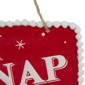 Northlight Gingerbread Man "OH SNAP" Square Christmas Ornament - image 5