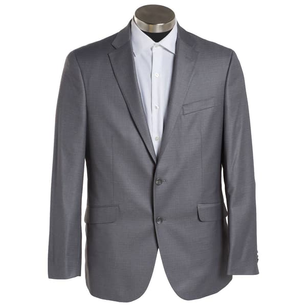 Mens Kenneth Cole Reaction® Solid Slim Fit Suit Jacket-Light Grey