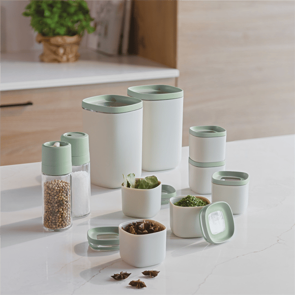 BergHOFF Balance 8pc. Stackable Food Container Set - image 