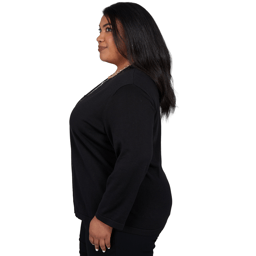Plus Size Alfred Dunner Cityscape Medallion Two in One Sweater