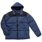 Mens Axcent Color Block Puffer Coat - image 1