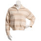 Juniors Plus Madden Girl Striped 1/4 Zipped Pullover - image 2