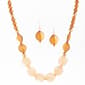 Ashley Cooper(tm) Gold Plated Beaded Necklace & Earring Set - image 1