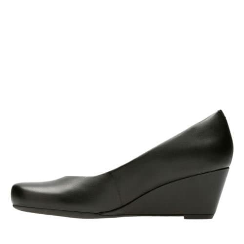 Womens Clarks&#174; Flores Tulip Wedge Heels