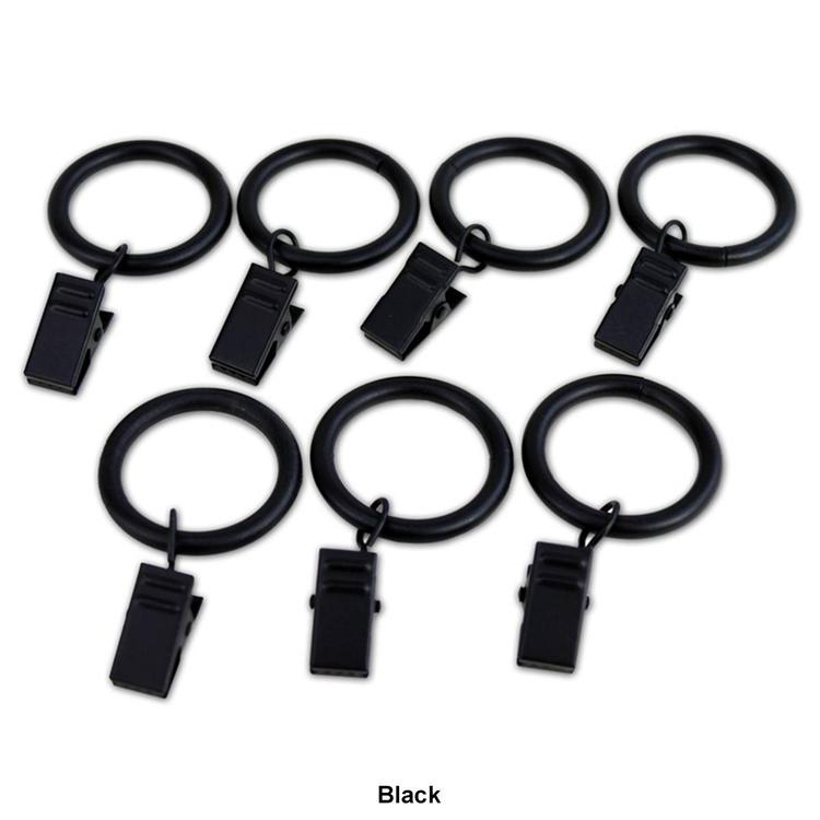 Clip Rings for 5/8-3/4in. Curtain Rod