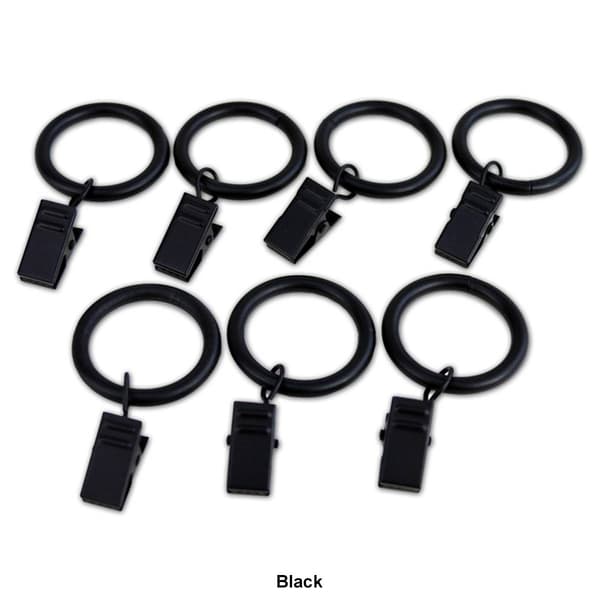 Clip Rings for 5/8-3/4in. Curtain Rod