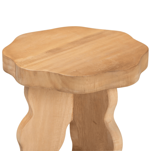 bali & pari Sino Acacia Wood Multipurpose Accent Stool
