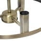 Lalia Home 13in. Industrial Glass/Metallic 3-Light Flushmount - image 10