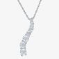 Nova Star&#40;R&#41; Sterling Silver Lab Grown Diamond Journey Pendant - image 1