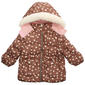 Baby Girl (12-24M) Pink Platinum(R) Dot Print Puffer Coat - image 1