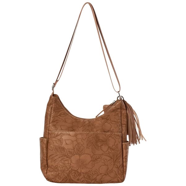 Buxton Organizing Hobo Bag With Tassel