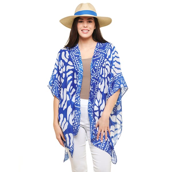 Womens Vince Camuto 2-piece Shell Kimono & Hat - image 