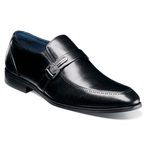 Mens Stacy Adams Buckley Moc Toe Ornament Slip-On Oxfords - image 
