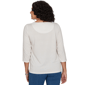 Petite Alfred Dunner Classics 3/4 Sleeve Santa Cat Tee - image 2