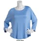 Petite Jessica Simpson 3/4 Tulip Sleeve Solid Pajama Tee - image 3