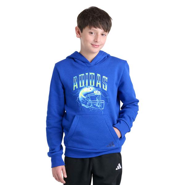 Boys (8-20) adidas(R) Football Helmet Graphic Pullover Hoodie - image 