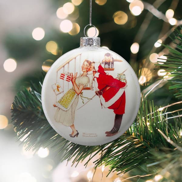 Northlight Seasonal Norman Rockwell Christmas Suprise Ornament