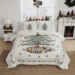 Spode® Christmas Tree 3pc. Reversible Quilt Set