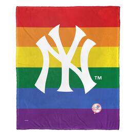 Northwest New York Yankees Pride Series Silk Touch Throw