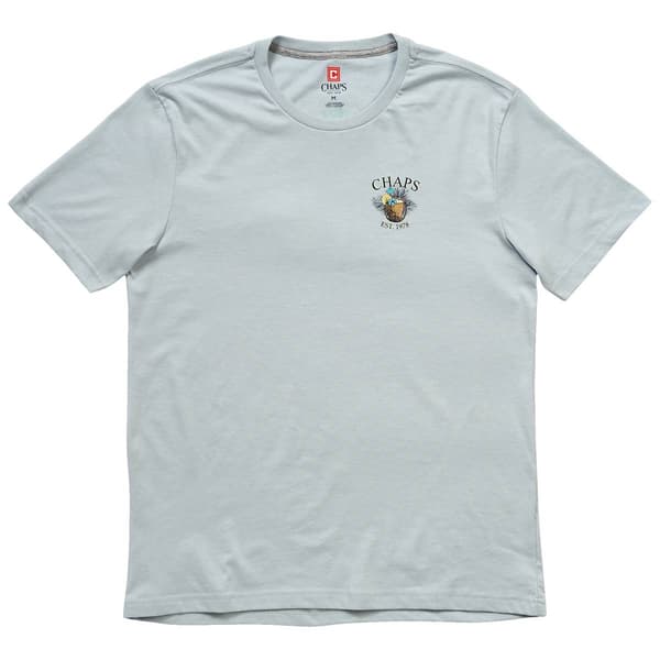 Mens Chaps Tiki Drink Short Sleeve Tee - Skyway - image 