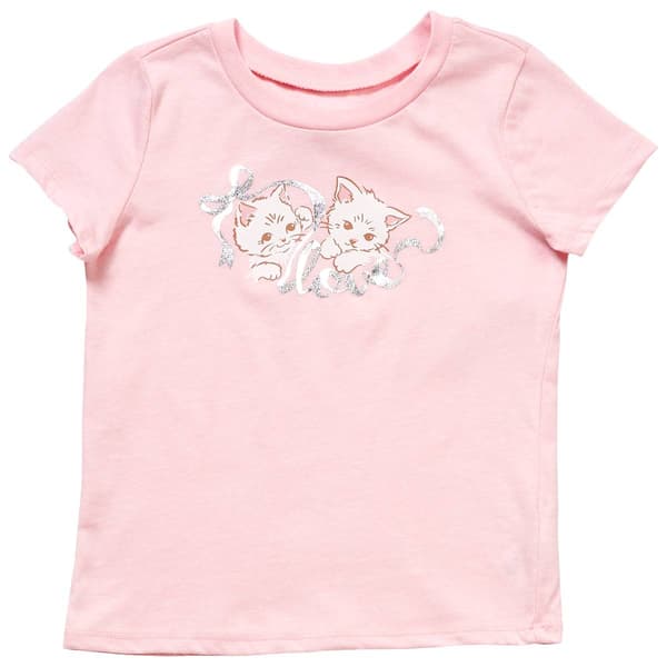 Girls (4-6x) BTween® Short Sleeve Kitty Love Graphic Tee