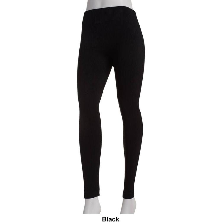 Plus Size Runway Ready Fleece Lined Textured Leggings