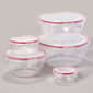 Farberware&#40;R&#41; 10pc. Round Food Storage Containers with Lids - Red - image 1