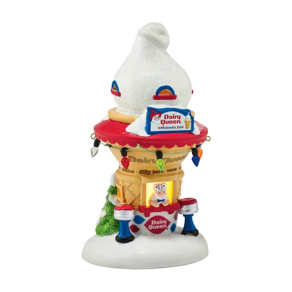 Department 56 North Pole Village Santa's DQ Cone House - image 