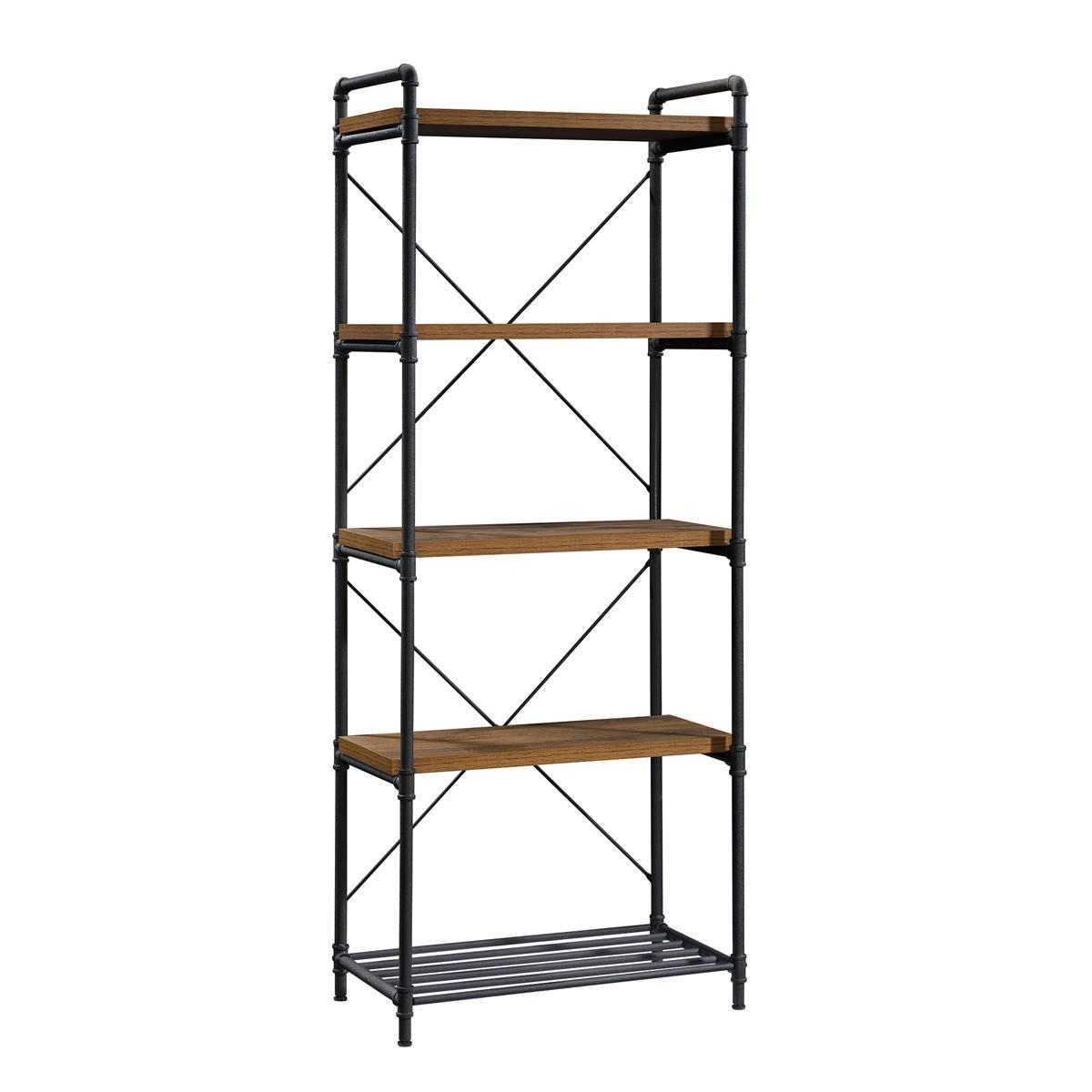 Sauder Iron City Collection Tall Bookcase