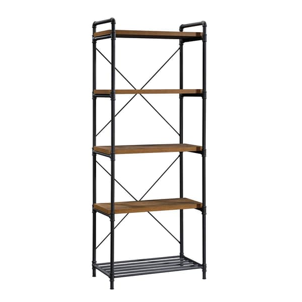 Sauder Iron City Collection Tall Bookcase