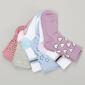Girls Capelli&#40;R&#41; New York 6pr. Heart Star & Floral Rib Crew Socks - image 1