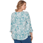 Plus Size Ruby Rd. Renaissance Romance 3/4 Ruffle Sleeve Blouse - image 1