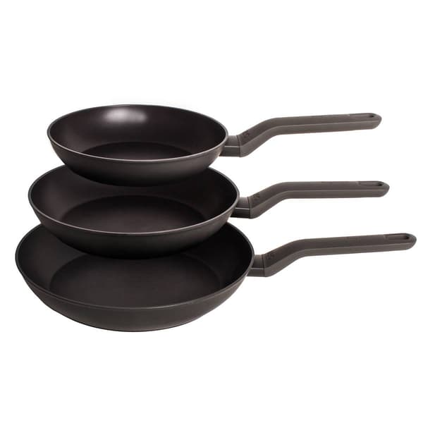 BergHOFF Non-stick Cast Aluminum 3pc. Frying Pan Set