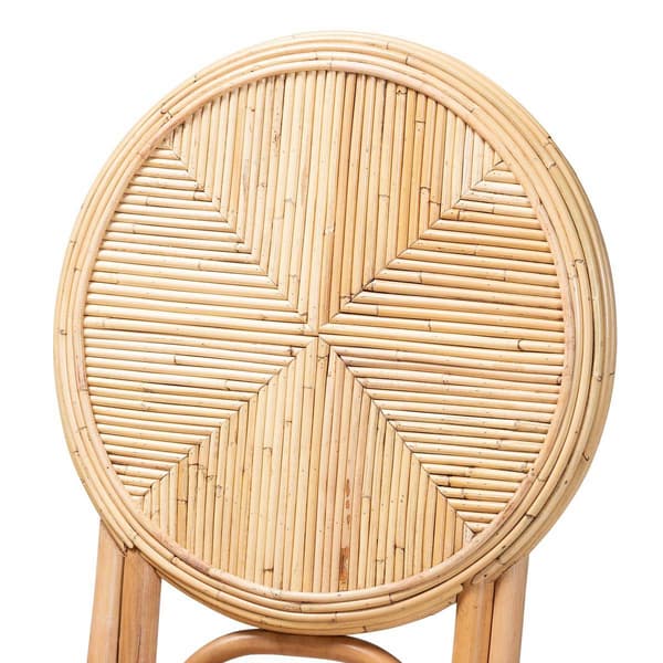bali & pari Carita Modern Bohemian Natural Rattan Dining Chair