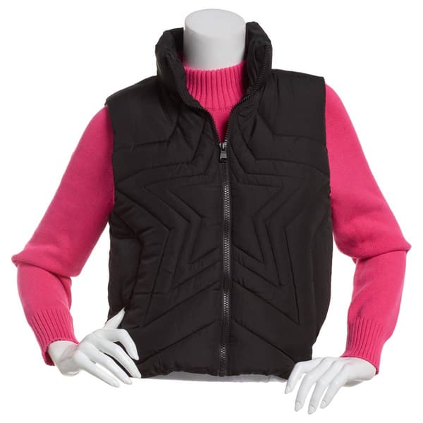 Juniors Madden Girl Star Puffer Vest