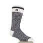 Mens Heat Holders&#40;R&#41; Cream Block Twist Socks - image 1