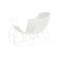 Northlight 48in. White Crystal 3D Sleigh Christmas Outdoor Decor - image 2
