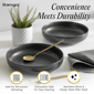 Sango Anderson Black 10in. Large Ceramic Serving Bowl - Set of 2 - image 4