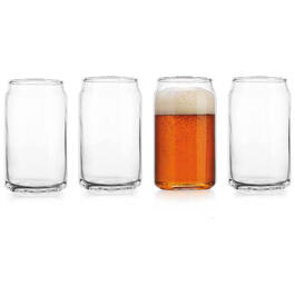Home Essentials Basic 16oz. Beer Can Glasses - Set of 4
