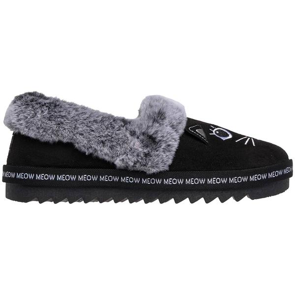 Womens Skechers BOBS Cozy Kiss - Cozy Cat Bootie Slippers
