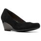 Womens Clarks&#40;R&#41; Flores Tulip Wedge Pumps - image 1