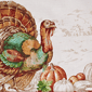 Threadmade Holiday Turkey Bordered Fall Tablecloth - image 3