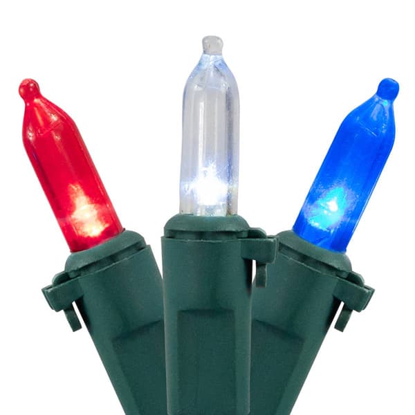 Northlight Seasonal 15.5ft. Patriotic LED Mini String Light Set - image 