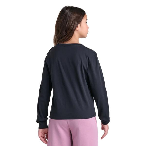 Girls (7-16) adidas® Long Sleeve Glitter Logo Tee